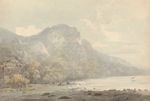 Widok Cracatoa (sic), chińskie morza autorstwa John Webber