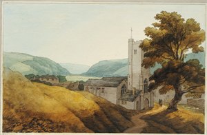 Z cmentarza w Dulverton, Somerset, 1800 autorstwa John White Abbott