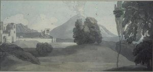 Wezuwiusz, Neapol autorstwa John White Abbott