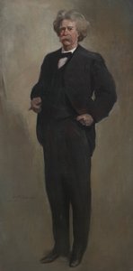 Samuel L. Clemens Mark Twain, 1912 lub 1913. autorstwa John White Alexander