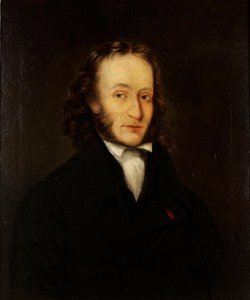 Portret Niccolò Paganiniego 1782-1840, 1836 autorstwa John Whittle