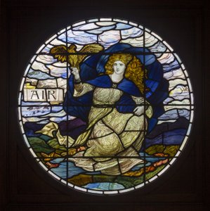 Biddulph Grange, James Powell & Sons, John William Brown (1842-1928), powietrze, 1903, secesja autorstwa John William Brown