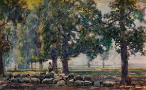Doglądanie stad, ok. 1895 r.