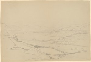 West Point z Storm King autorstwa John William Casilear