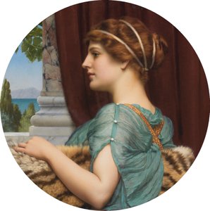 Pompejańska dama autorstwa John William Godward