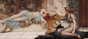 Zgorszenie i odpoczynek autorstwa John William Godward