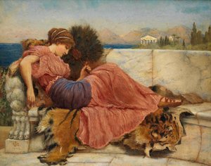 Szkic do „Amaryllis” autorstwa John William Godward