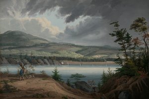 Widok Cohoes, ca. 1820.