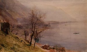 Powyżej Montreux autorstwa John William Inchbold