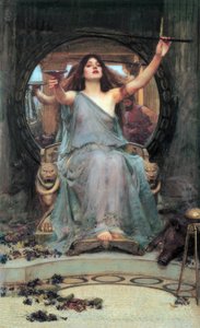 Kirke ofiarowujący kielich Odyseuszowi autorstwa John William Waterhouse
