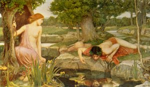 „Echo i Narcyz”, 1903, c1915. autorstwa John William Waterhouse