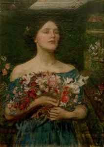 Zbierz Ye Rosebuds, podczas gdy Ye May autorstwa John William Waterhouse