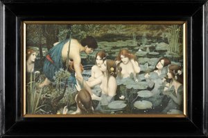 Hylas i nimfy (kolorowy nadruk) autorstwa John William Waterhouse