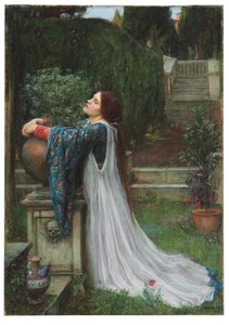 Izabela i garnek bazylii, 1907 autorstwa John William Waterhouse
