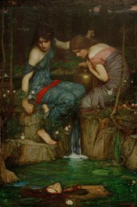 Nimfy znajdują głowę Orfeusza autorstwa John William Waterhouse