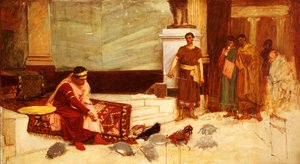 Faworyci cesarza Honoriusza autorstwa John William Waterhouse