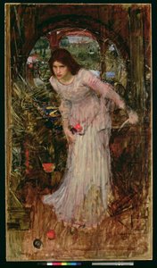 Pani Shalott, c.1894 autorstwa John William Waterhouse