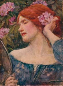 Próżność, c1910 autorstwa John William Waterhouse