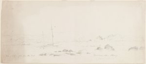 Wypędzając wichurę ze Wschodniego Mossmans Hole-Oldang autorstwa John Wilson Carmichael