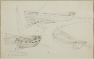 Łodzie z West Hartlepool autorstwa John Wilson Carmichael