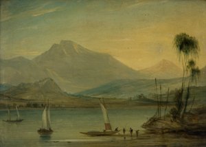 Loch Fyne, Połowy śledzia (olej na metalu)