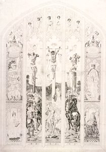 Wschodnie okno w St Margaret, Westminster, przedstawiające ukrzyżowanie, Londyn, 1787