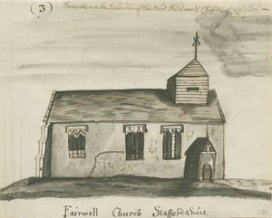 Farewell Church: rysunek piórkiem i lakiem w sepii, bd [ok. 1780]