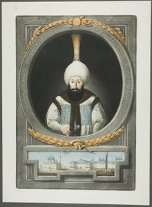 Abdul Hamid Khan, z Portretów cesarzy Turcji autorstwa John Young