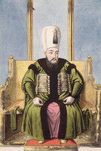 Ahmed I (1590-1617) Sułtan w latach 1603-17, z serii „Portrety cesarzy Turcji”
