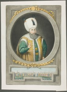 Soliman Kahn I, z Portretów cesarzy Turcji autorstwa John Young