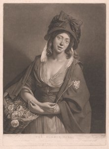 Dziewczyna Kwiat autorstwa John Young