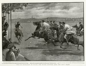 Polo by Moonlight na Malcie, mecz pomiędzy drużynami armii i marynarki