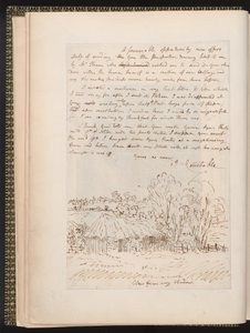 Autograf listu od Johna Constable do Johna Thomasa Smitha, z Memoirs of the Life of John Constable, Charles Robert Leslie, wydrukowany przez Jamesa Carpentera, 1843 autorstwa John Constable