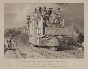 Dr. Churchs Londyn i Birmingham Parowóz, 1833 autorstwa John after Cooke