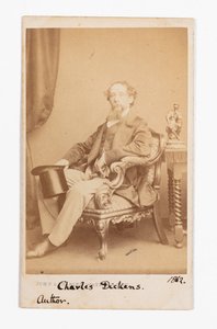 Carte-de-visite Karola Dickensa autorstwa John and Charles Watkins