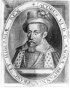 Jakub VI Szkocki, druk wydany przez H. Jacopsena, 1618
