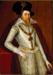 Portret Jakuba I Anglii i VI Szkocji, Rycerzy Orderu Podwiązki, c.1610 (malarstwo)