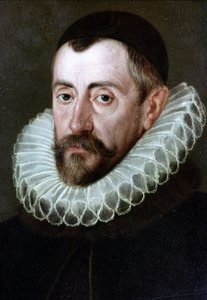Sir Francis Walsingham (v.1532-1590), angielski polityk (obraz J.de Critz).London National Portrait Gallery