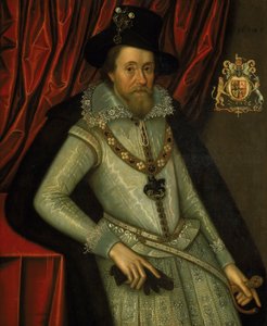 Jakub I (1566-1625), ok. 1610 (olej na płótnie) autorstwa John de the Elder Critz