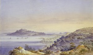 Miasto i port Zante autorstwa John or Giovanni Schranz
