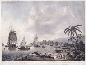Widok na zatokę Matavai, Tahiti, 1787