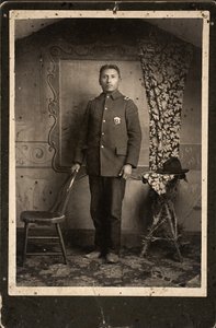 John Hinshaka, Cherry Creek, Południowa Dakota, 1890 (druk albumowy) autorstwa Johnson Brothers