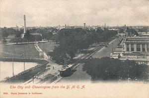 „Miasto i Chowringhee z YMCA”, początek XX wieku.