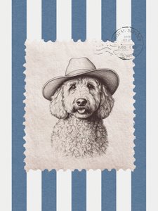 Pieczątka „Doodle Dog Cowboy”