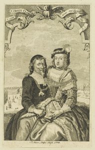 Podwójny portret Corfitza Ulfeldta i jego żony Leonory Christiny, 1754.
