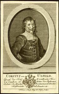 Portret Corfitza Ulfeldta 1606-1664. autorstwa Jonas Haas