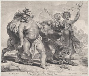 Pijaństwo Bachusa, 1630-57., 1630-57. autorstwa Jonas Suyderhoef