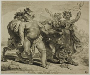 Triumf Bachusa autorstwa Jonas Suyderhoef