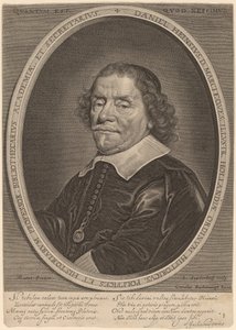 Daniel Heinsius autorstwa Jonas Suyderhoff after Jacob Fransz van der Merck