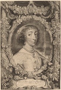 Henrietta Maria, królowa Anglii autorstwa Jonas Suyderhoff after Sir Anthony van Dyck